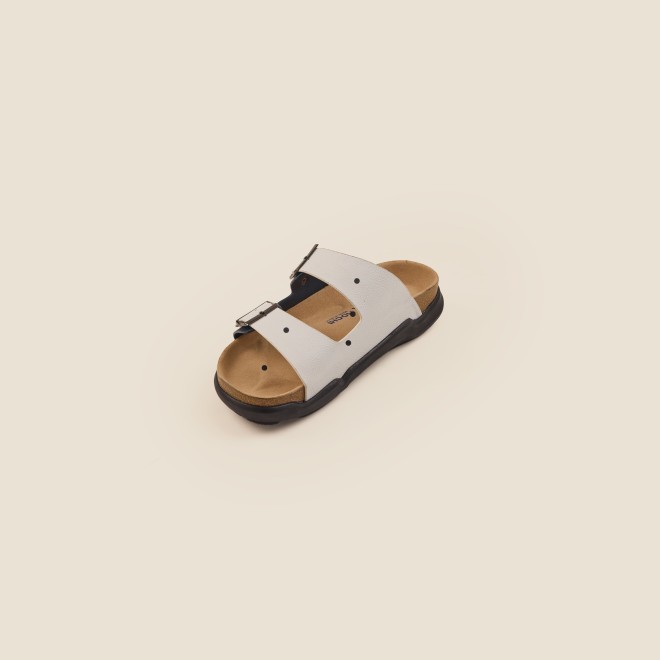 Mochi Men White-Blue Casual Slippers (SKU: 16-754-56-40)