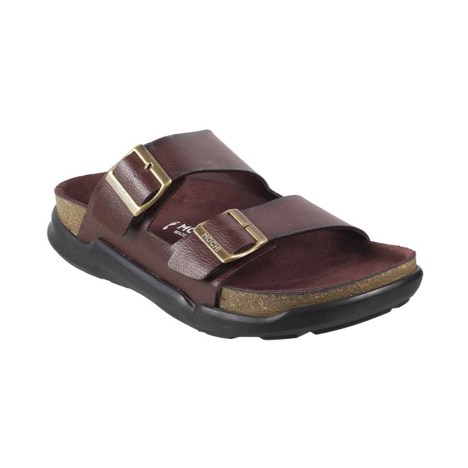 Mochi Men Brown Casual Slippers (SKU: 16-754-12-40) Mochi Men Brown Casual Slippers (SKU: 16-754-12-40)