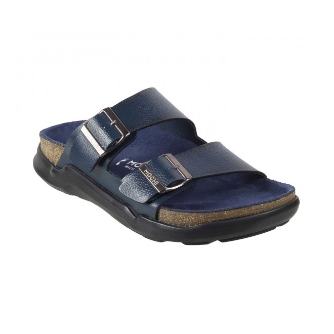Mochi Men Blue Casual Slippers (SKU: 16-754-45-40)