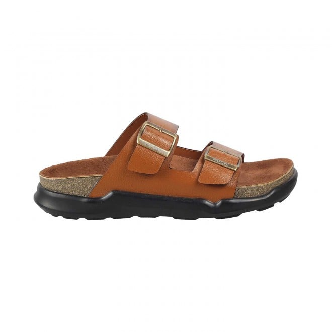 Mochi Men Tan Casual Slippers (SKU: 16-754-23-40)