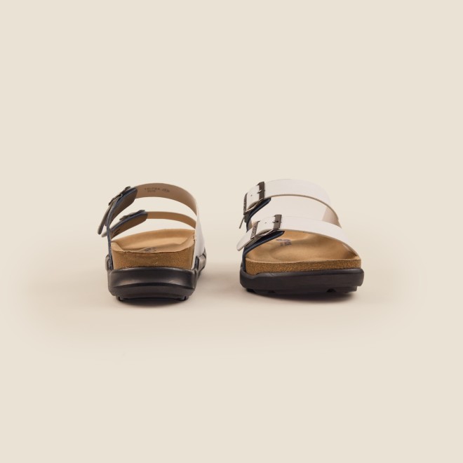 Mochi Men White-Blue Casual Slippers (SKU: 16-754-56-40)