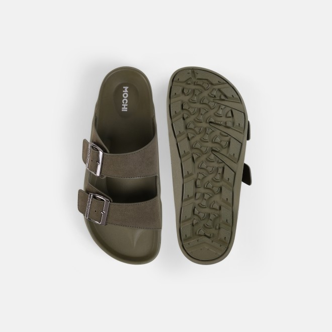 Mochi Men Green Casual Slippers (SKU: 16-754-21-41) Mochi Men Green Casual Slippers (SKU: 16-754-21-41)