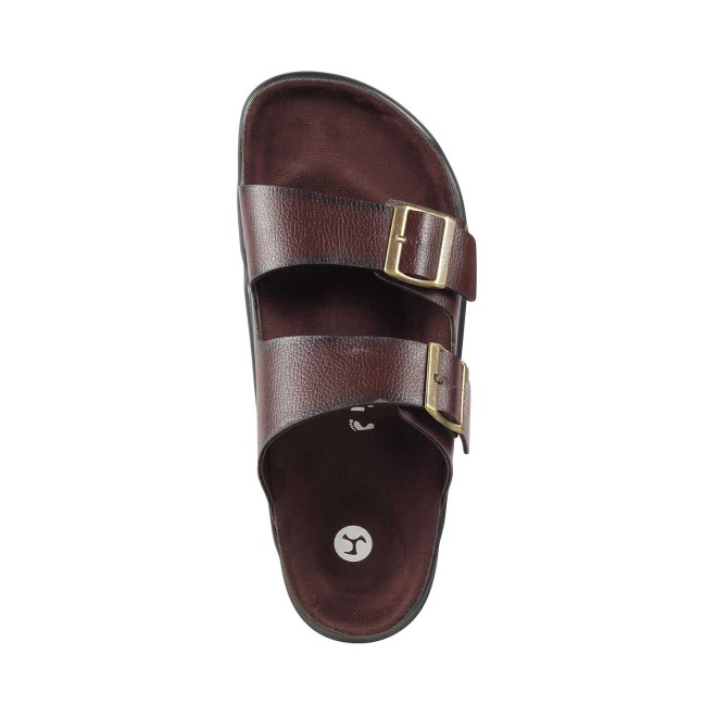 Mochi Men Brown Casual Slippers (SKU: 16-754-12-40) Mochi Men Brown Casual Slippers (SKU: 16-754-12-40)