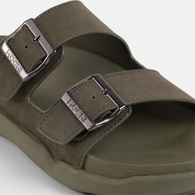 Mochi Men Green Casual Slippers (SKU: 16-754-21-41) Mochi Men Green Casual Slippers (SKU: 16-754-21-41)