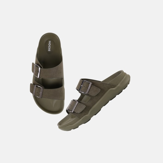 Mochi Men Green Casual Slippers (SKU: 16-754-21-41) Mochi Men Green Casual Slippers (SKU: 16-754-21-41)