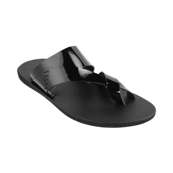 Mochi Men Black Casual Slippers (SKU: 16-776-11-40)