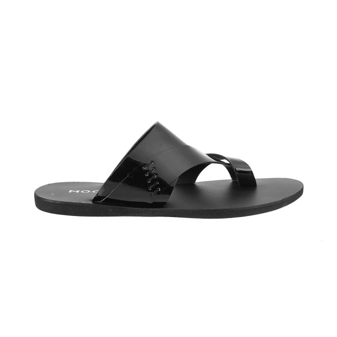 Mochi Men Black Casual Slippers (SKU: 16-776-11-40)