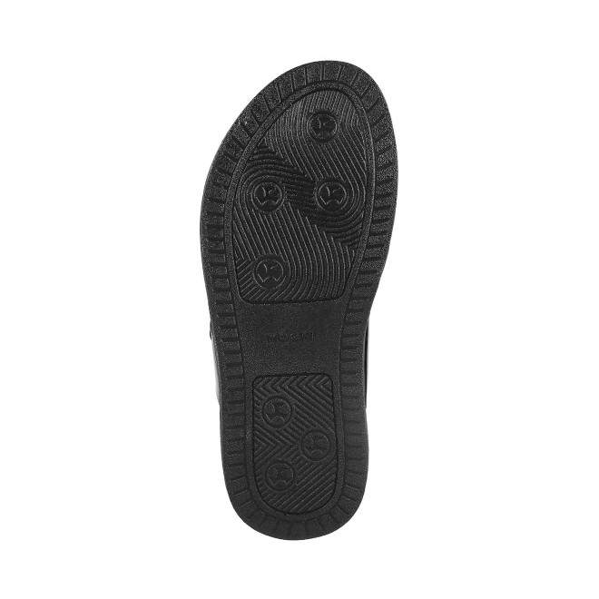 Mochi Men Black Casual Slippers (SKU: 16-776-11-40)