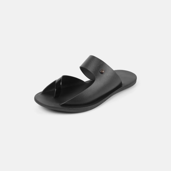 Mochi Men Black Casual Slippers (SKU: 16-800130-11-41)