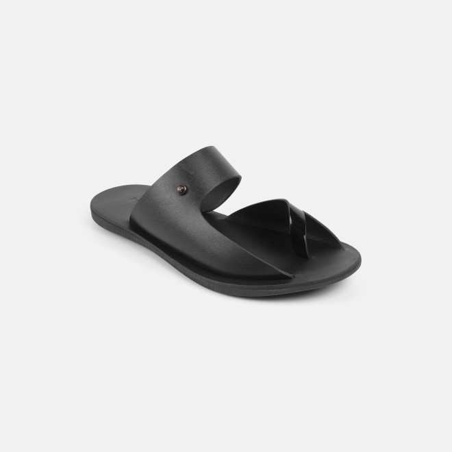 Mochi Men Black Casual Slippers (SKU: 16-800130-11-41)