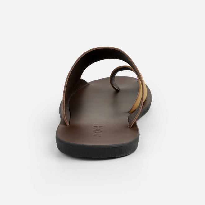 Mochi Men Brown Casual Slippers (SKU: 16-800130-12-42)