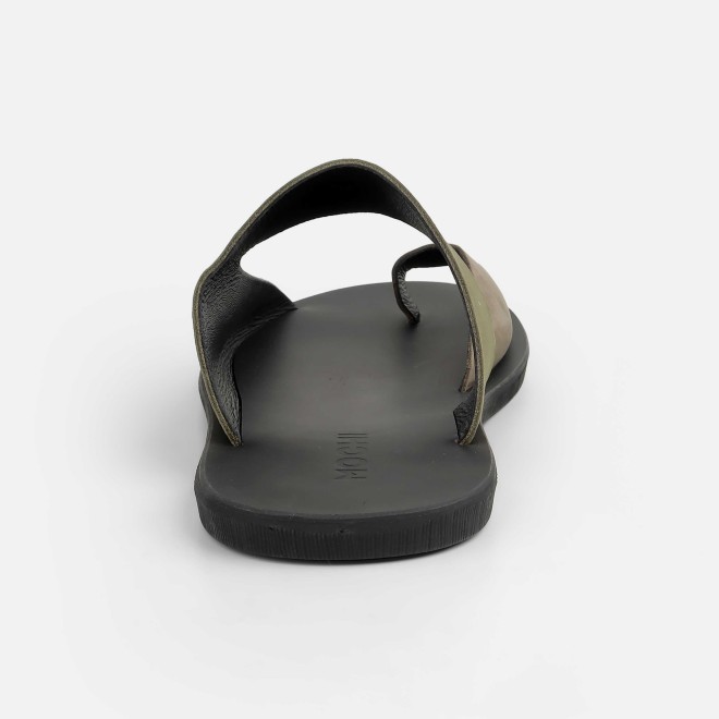 Mochi Men Olive Casual Slippers (SKU: 16-800130-49-40)