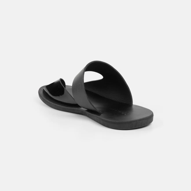 Mochi Men Black Casual Slippers (SKU: 16-800130-11-41)