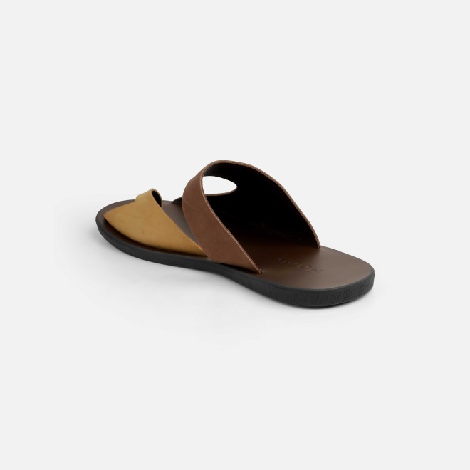 Mochi Men Brown Casual Slippers (SKU: 16-800130-12-42)