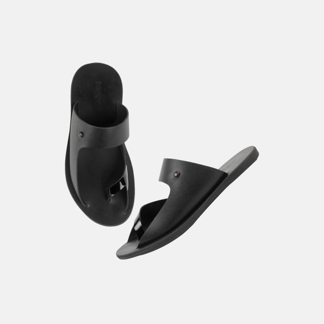 Mochi Men Black Casual Slippers (SKU: 16-800130-11-41)