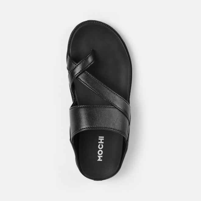 Mochi Men Black Casual Slippers (SKU: 16-800251-11-39)