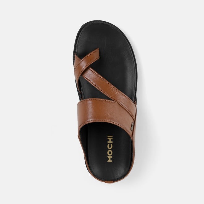 Mochi Men Tan Casual Slippers (SKU: 16-800251-23-39)