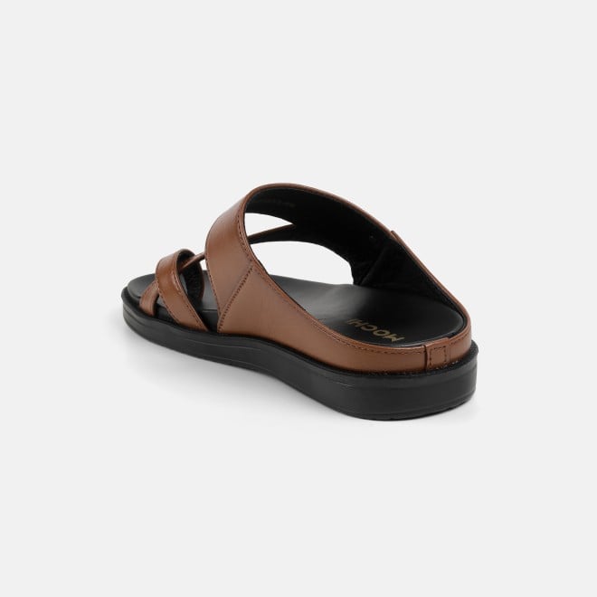 Mochi Men Tan Casual Slippers (SKU: 16-800251-23-39)