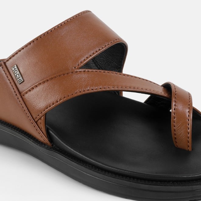 Mochi Men Tan Casual Slippers (SKU: 16-800251-23-39)