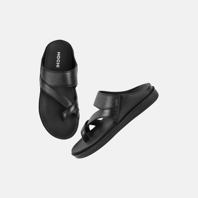 Mochi Men Black Casual Slippers (SKU: 16-800251-11-39)