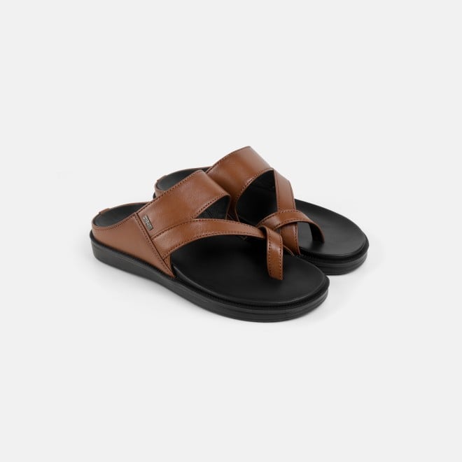 Mochi Men Tan Casual Slippers (SKU: 16-800251-23-39)