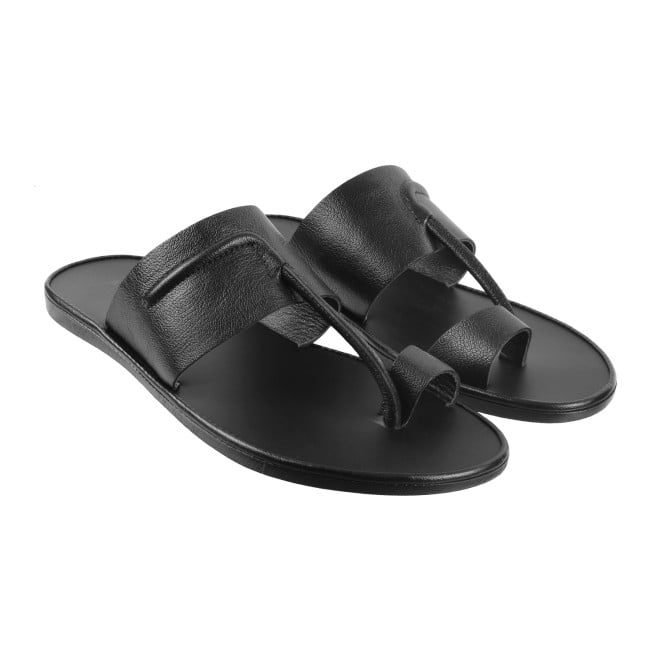 Mochi Men Black Ethnic Slip Ons (SKU: 16-800295-11-39)