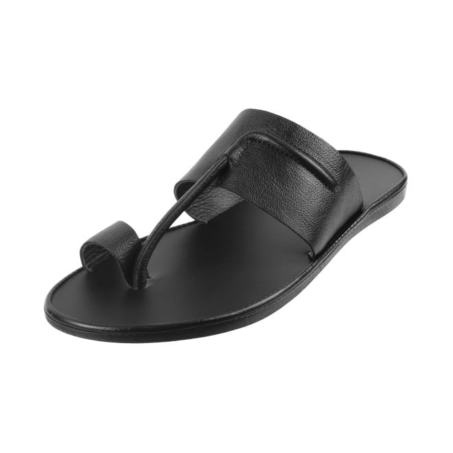 Mochi Men Black Ethnic Slip Ons (SKU: 16-800295-11-39)