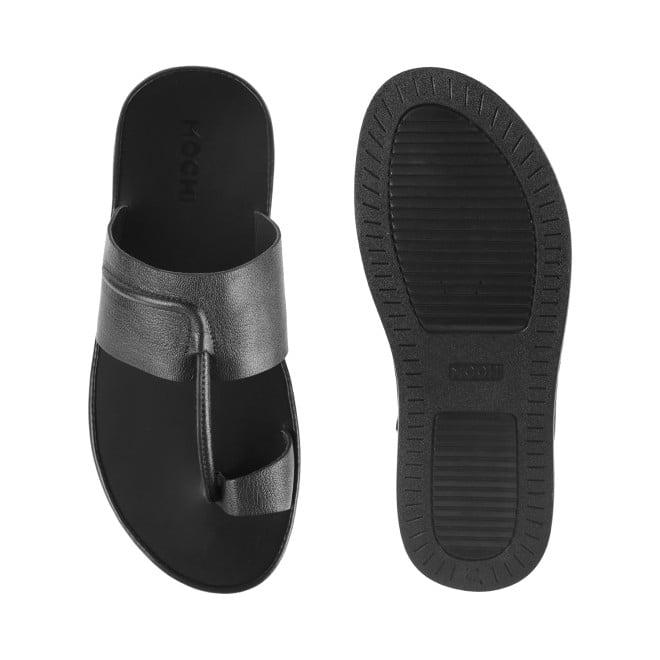 Mochi Men Black Ethnic Slip Ons (SKU: 16-800295-11-39)