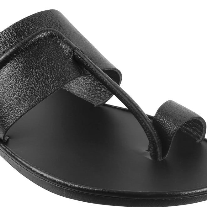 Mochi Men Black Ethnic Slip Ons (SKU: 16-800295-11-39)