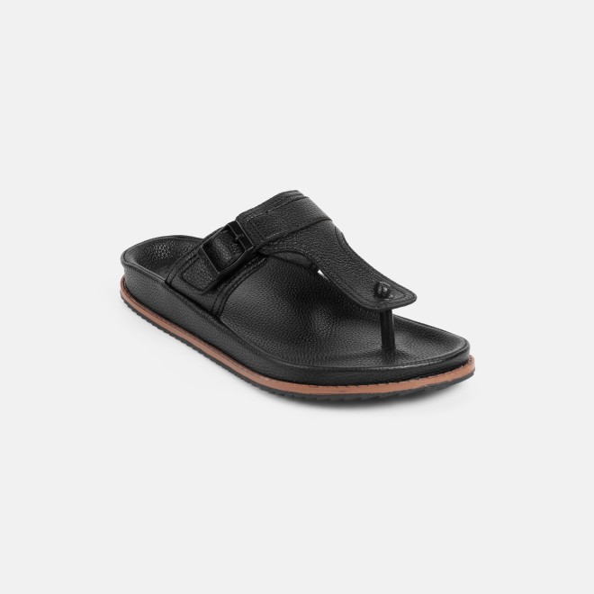 Mochi Men Black Casual Slippers (SKU: 16-800852-11-40)