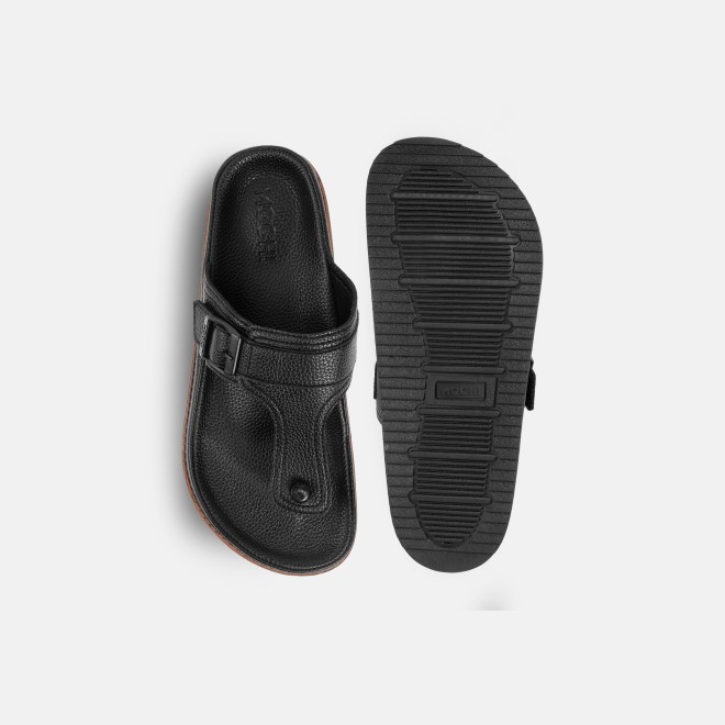 Mochi Men Black Casual Slippers (SKU: 16-800852-11-40)