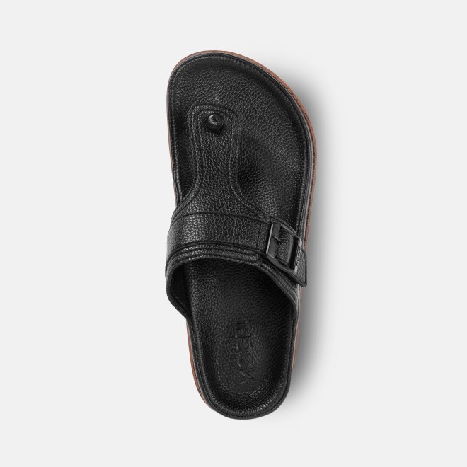 Mochi Men Black Casual Slippers (SKU: 16-800852-11-40)