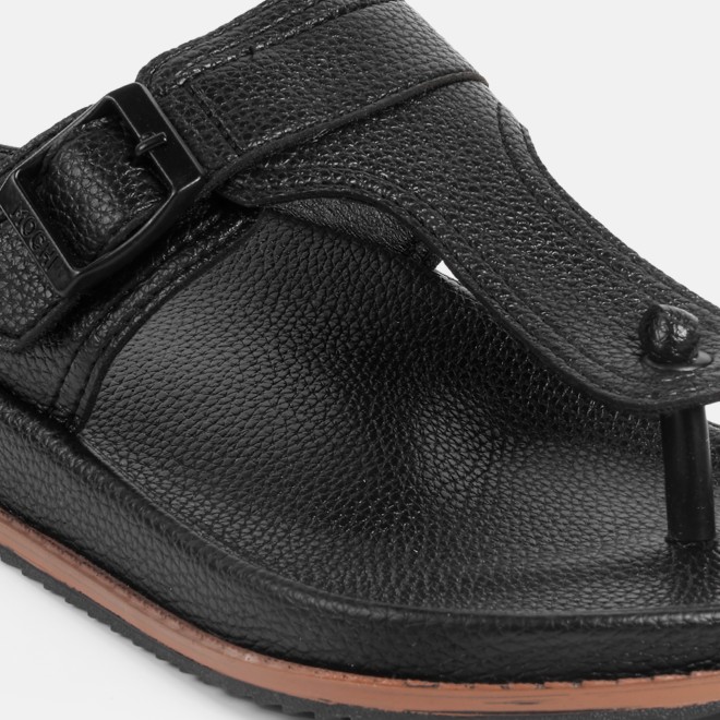 Mochi Men Black Casual Slippers (SKU: 16-800852-11-40)
