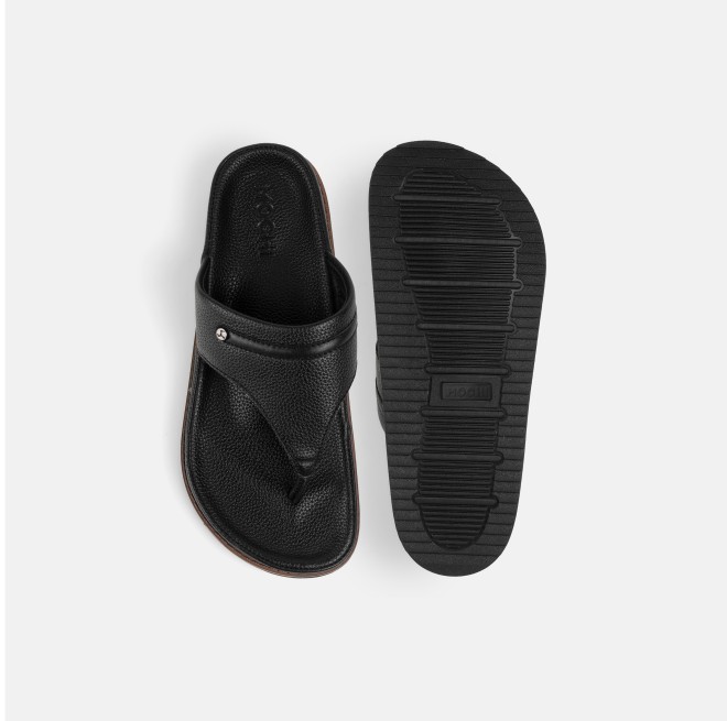 Mochi Men Black Casual Slippers (SKU: 16-800853-11-40)