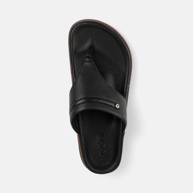 Mochi Men Black Casual Slippers (SKU: 16-800853-11-40)
