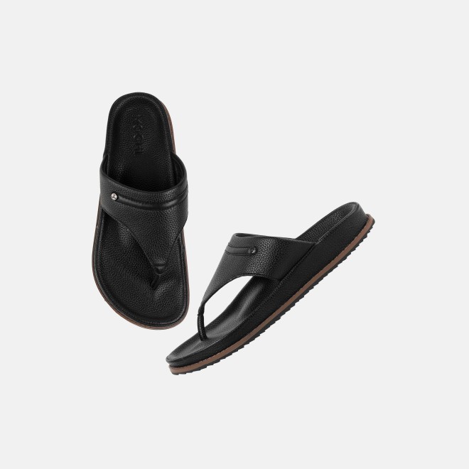 Mochi Men Black Casual Slippers (SKU: 16-800853-11-40)