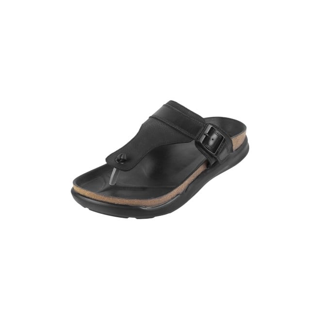 Mochi Men Black Casual Slippers (SKU: 16-800908-11-40)