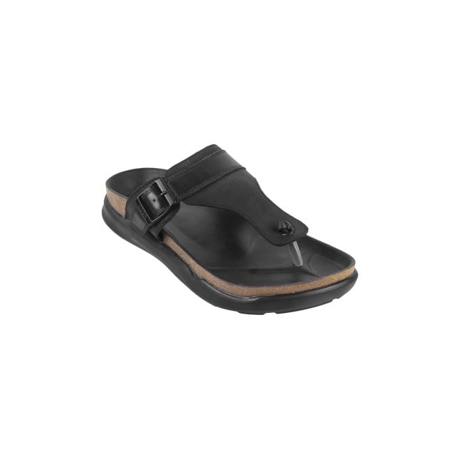 Mochi Men Black Casual Slippers (SKU: 16-800908-11-40)