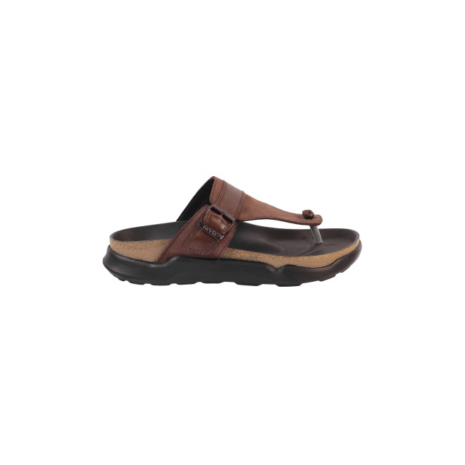 Mochi Men Brown Casual Slippers (SKU: 16-800908-12-40)