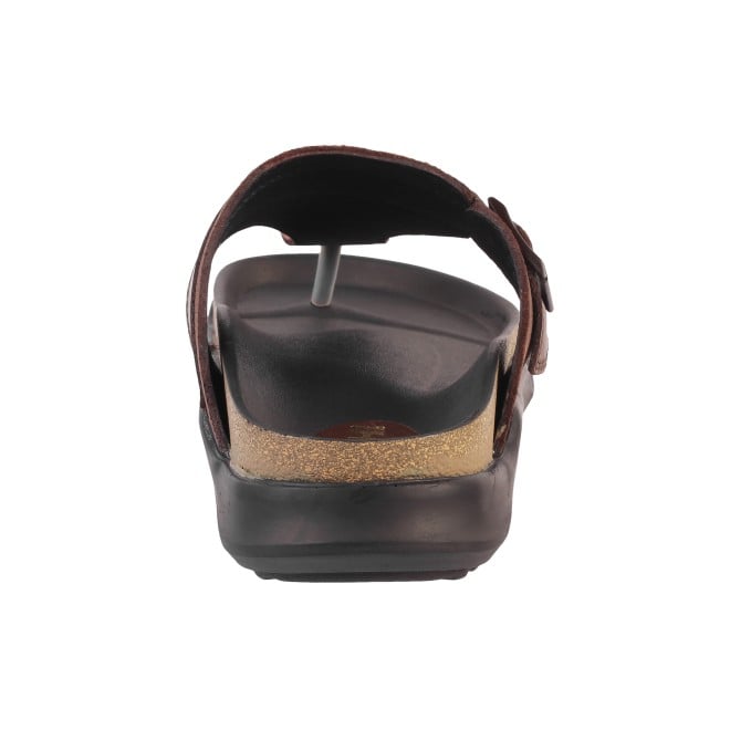 Mochi Men Brown Casual Slippers (SKU: 16-800908-12-40)
