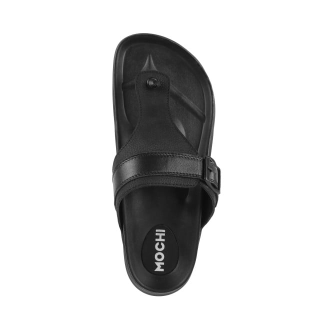 Mochi Men Black Casual Slippers (SKU: 16-800908-11-40)