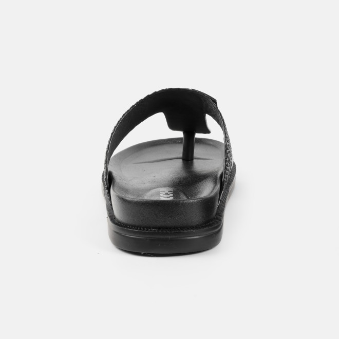 Mochi Men Black Casual Slippers (SKU: 16-801029-11-39)