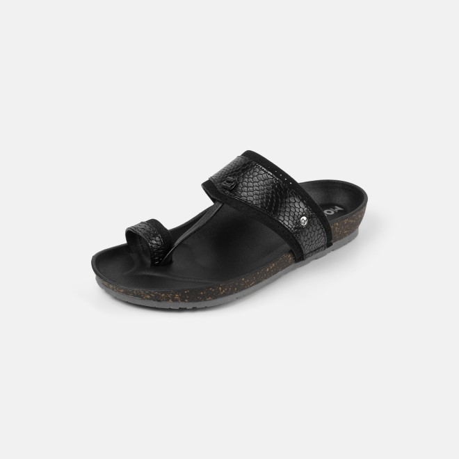 Mochi Men Black Ethnic Kolhapuris (SKU: 16-801261-11-39)