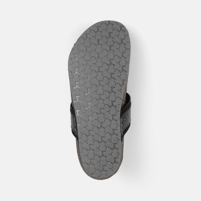 Mochi Men Black Ethnic Kolhapuris (SKU: 16-801261-11-39)
