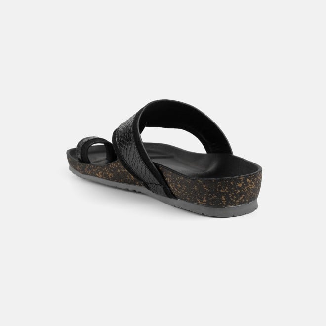 Mochi Men Black Ethnic Kolhapuris (SKU: 16-801261-11-39)