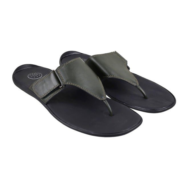 Mochi Men Olive Casual Thong (SKU: 16-806393-49-39)