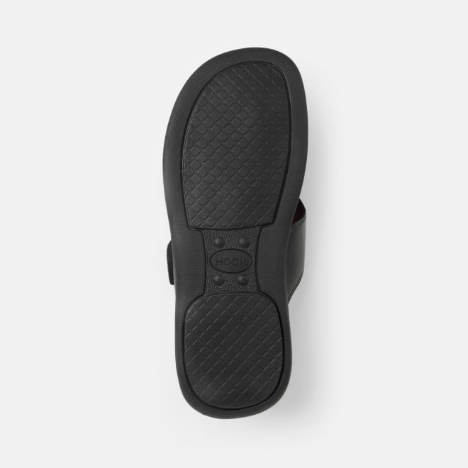 Mochi Men Black Casual Thong (SKU: 16-806393-11-39)