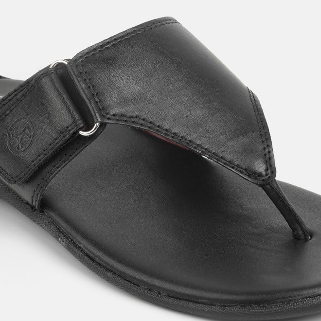 Mochi Men Black Casual Thong (SKU: 16-806393-11-39)