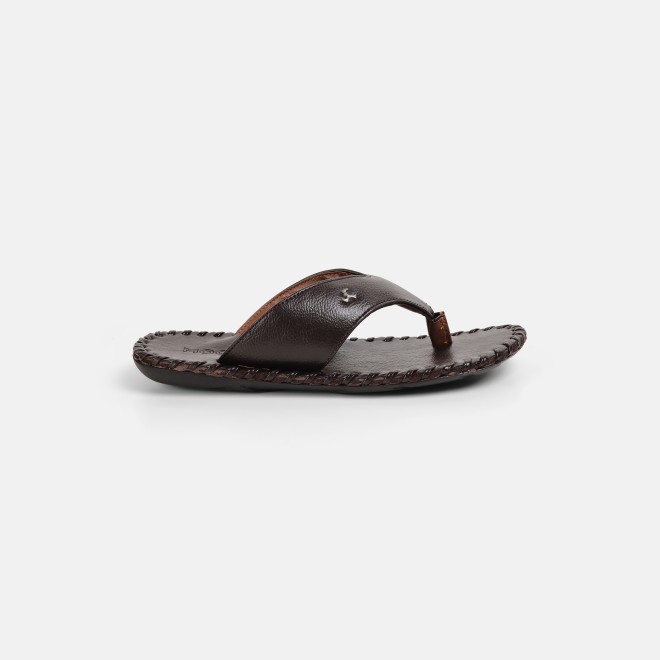 Mochi Men Brown Casual Slippers (SKU: 16-808498-12-39)