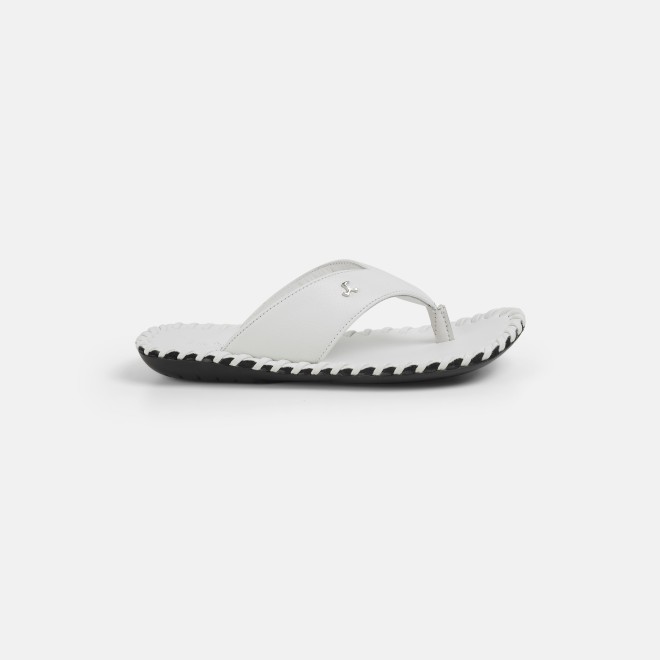 Mochi Men White Casual Slippers (SKU: 16-808498-16-39)
